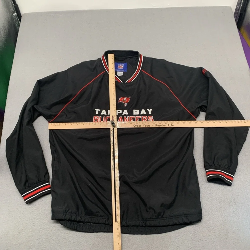 Vintage Tampa Bay Buccaneers Reebok Pullover Windbreaker Light Jacket Large NFL